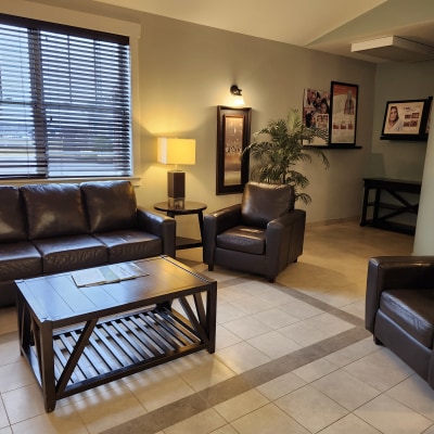 Waiting area at  Montague River Dentistry