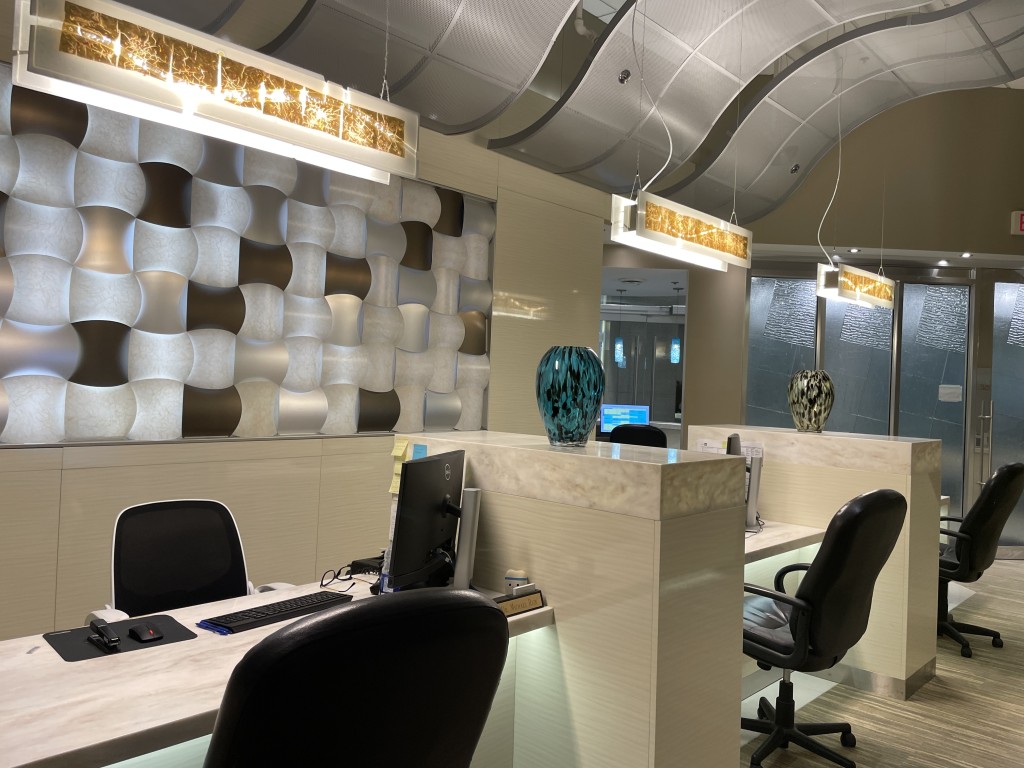 Consultation areas at O'Connor Dental Health Group
