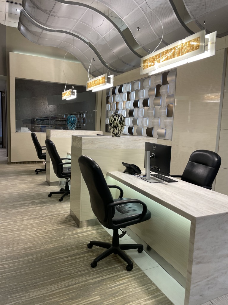 Consultation areas at O'Connor Dental Health Group