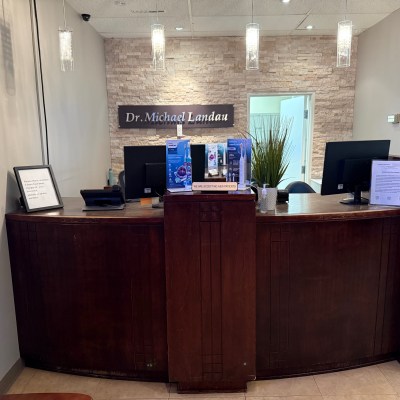 Reception desk at Ottawa Dentistry