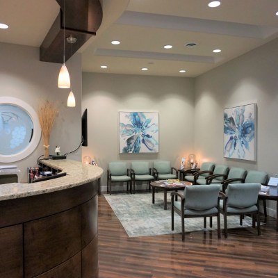 Waiting area at Carrington Dental