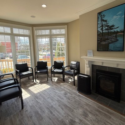 Waiting area at Collingwood Dental Centre