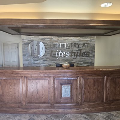 Reception area