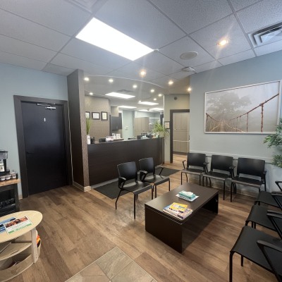 Waiting area at Go Dental