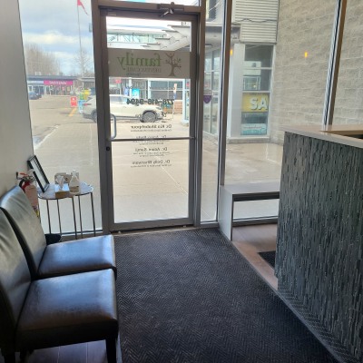 Waiting area at Family Dental Care
