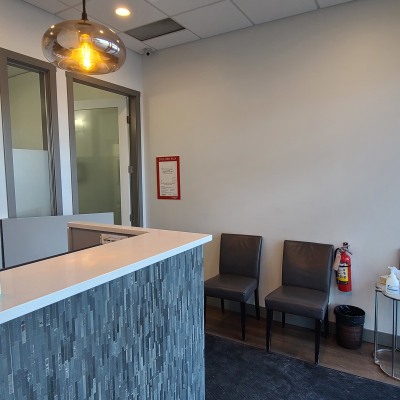 Waiting area at Family Dental Care