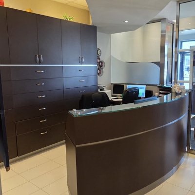 Reception area at Orléans Queensway Dental