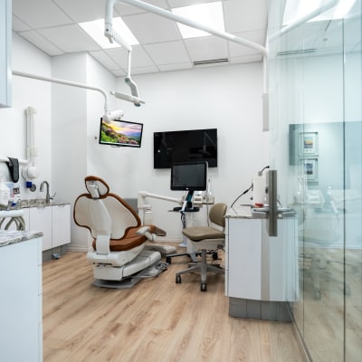Treatment area at Cityplace Dental Group