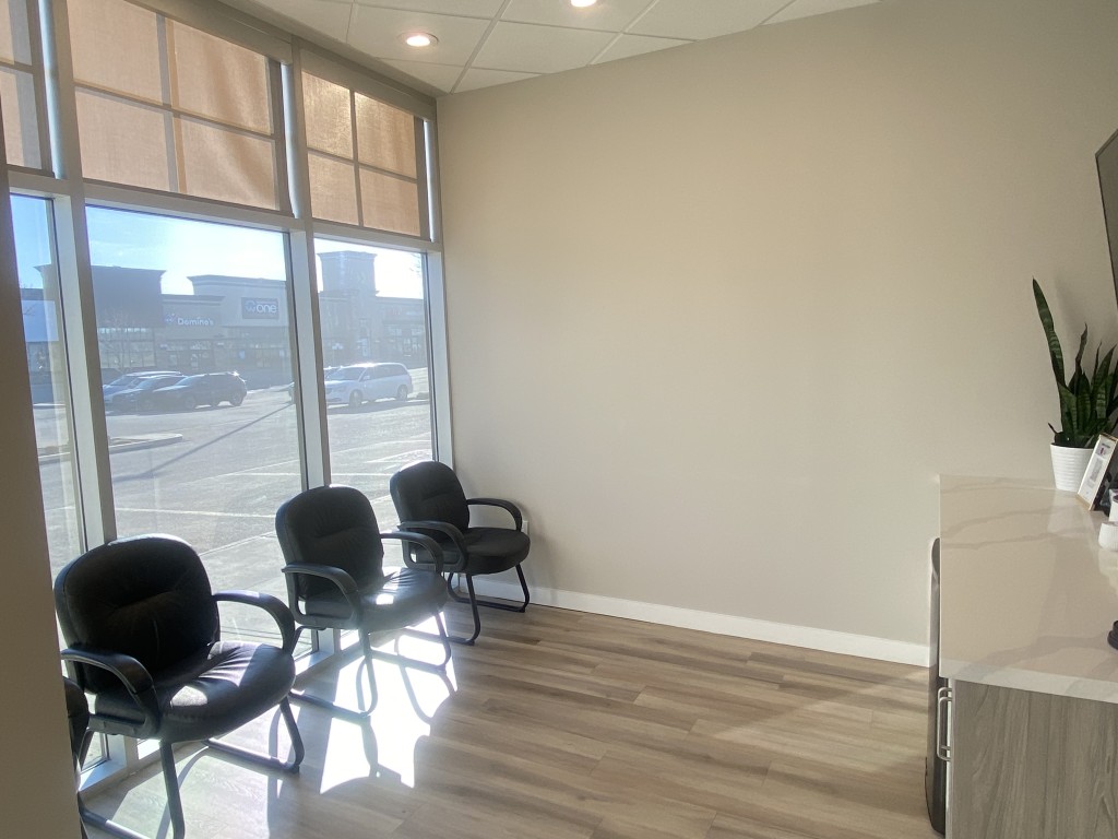 Waiting area at Cornerstone Dental Wellness