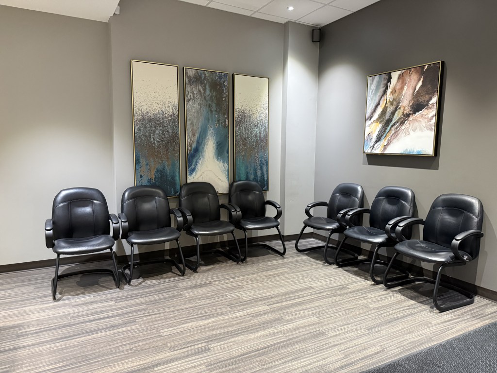 Waiting area at Walden Dental Wellness