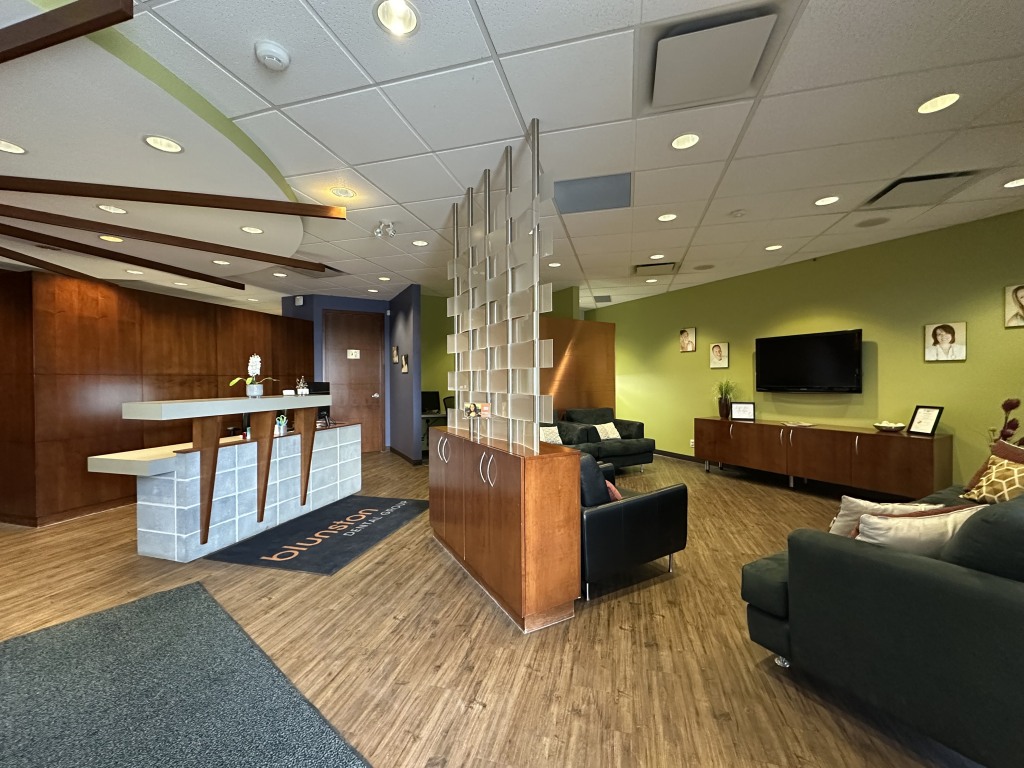 Waiting area at Blunston Dental Group