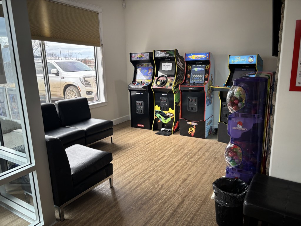 Game area at Apex Dental