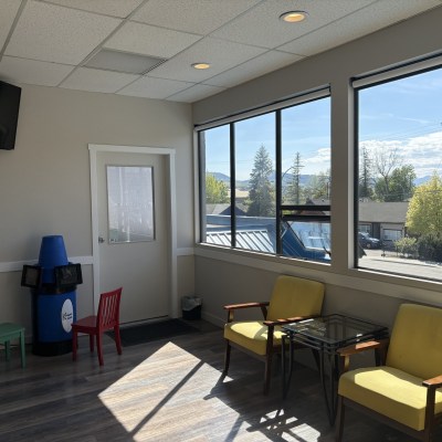 Waiting area at Civic Dental