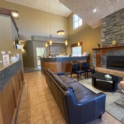 Waiting area at Cornerstone Dental Group