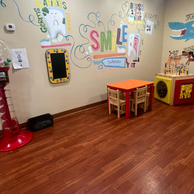 Children's play area at Water Street Dental Clinic