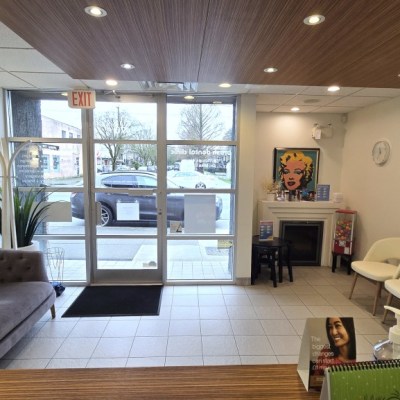 Waiting area at Brush Dental Clinic