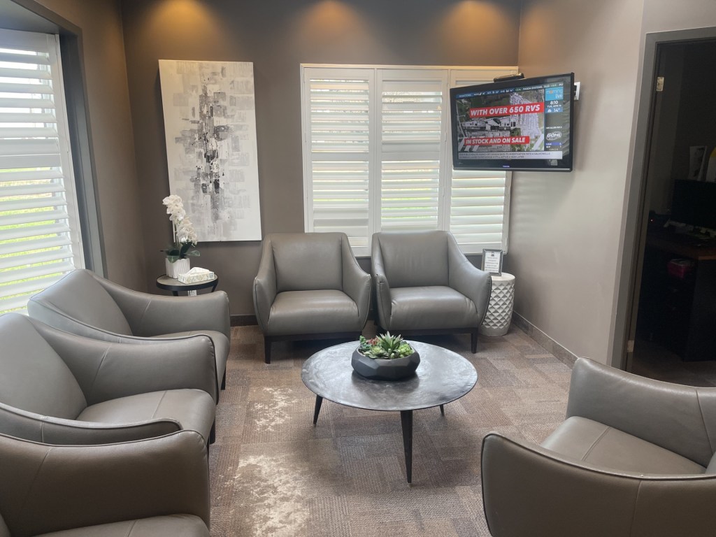 Waiting area at My Care Dental