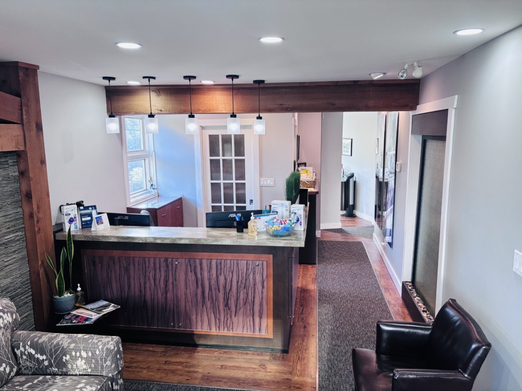 Reception area at My Tsawwassen Dentist