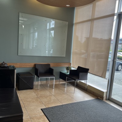 Waiting area at  Marine Way Dental Centre