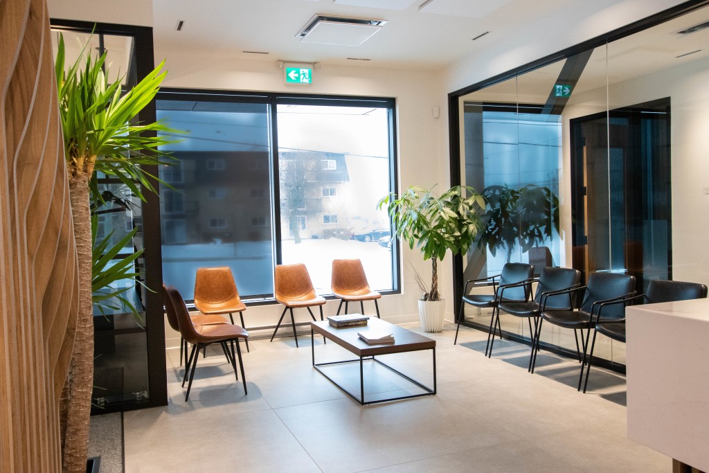 Bureau de réception chez Clinique Dentaire Nathalie Ross