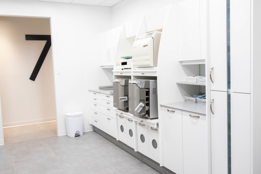 Salle de traitement chez Clinique Dentaire Nathalie Ross