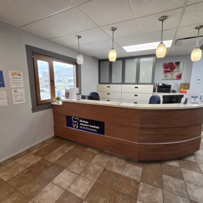 Bureau de réception chez Clinique dentaire familiale de St-Eustache
