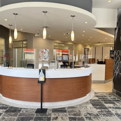 Reception area at Carrefour Dentaire de Montréal