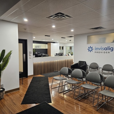 Salle d’attente chez Centre dentaire Deslauriers