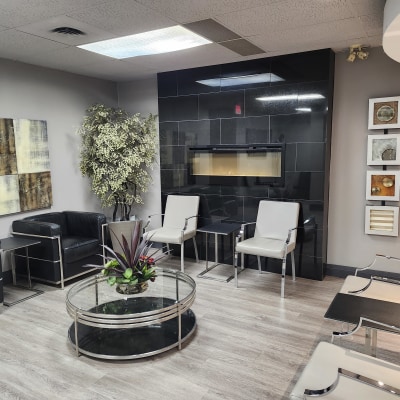 Waiting area at Bay Dental Group