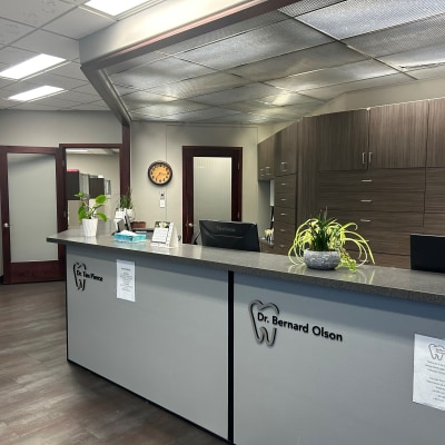 Reception area at Sutherland Dental Group