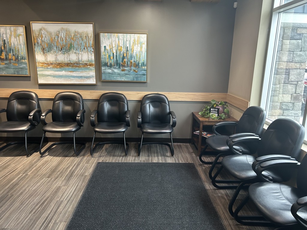 Waiting area at Mahogany Dental Wellness