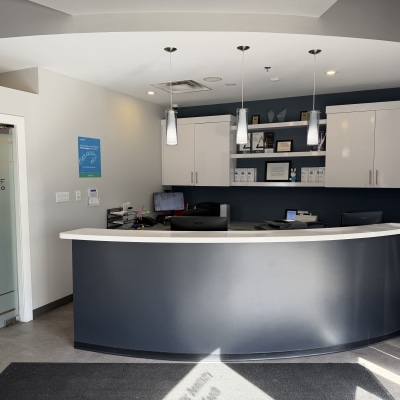 Reception area at Ellerslie Dental Studio