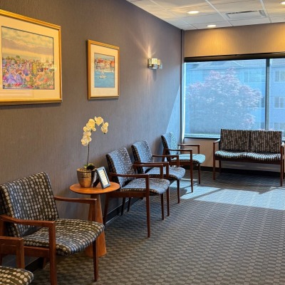 Waiting area at Victoria BC Dental