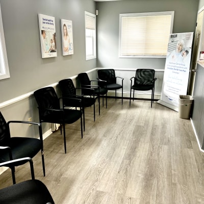 Waiting area at Northside Dental