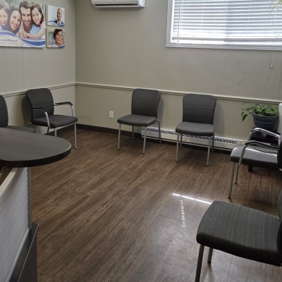 Waiting area at Harbourside Dental