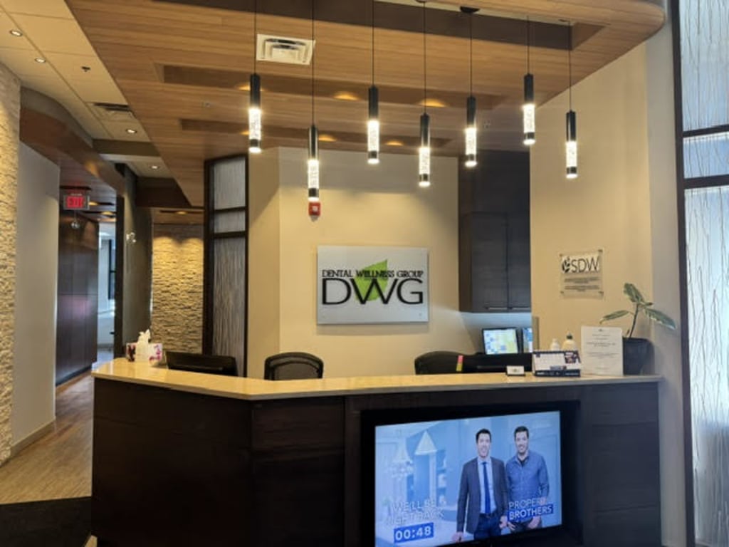 Reception desk at Seton Dental Wellness