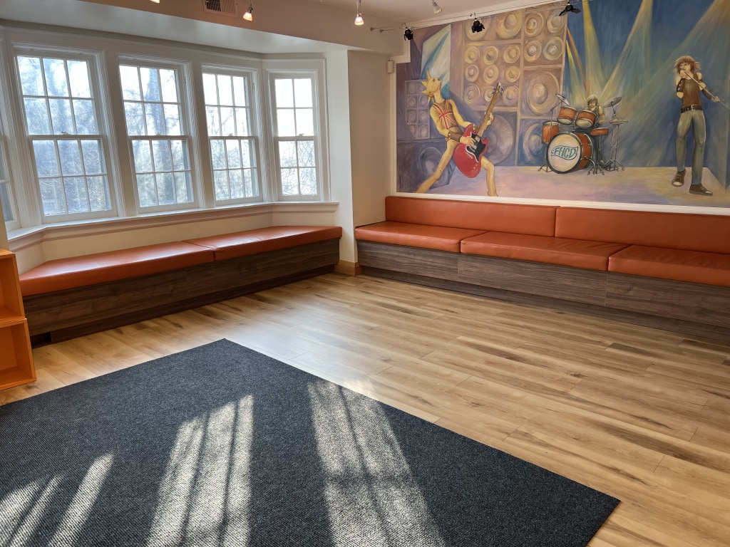 Waiting area at Forest Hill Children's Dentistry