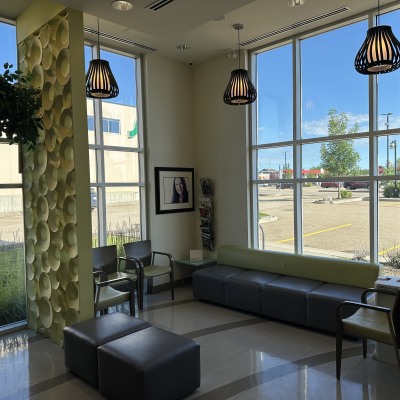 Waiting area at Hollick-Kenyon Dental