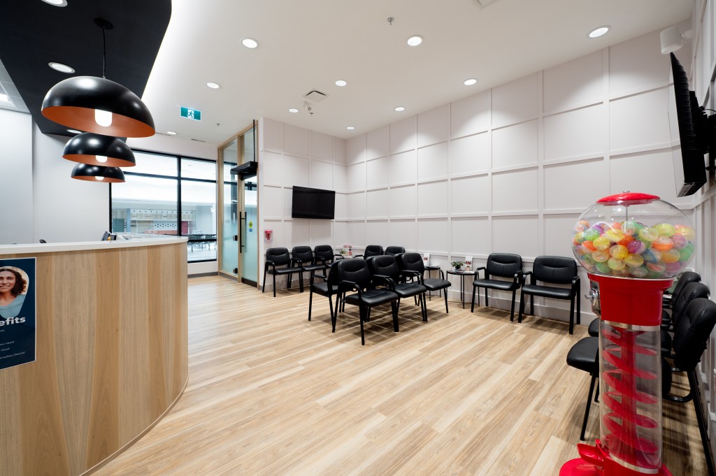Waiting area at Westmount Dental Centre