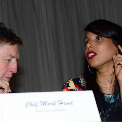 Soup Judges Mark Hand and Tara O'Brady