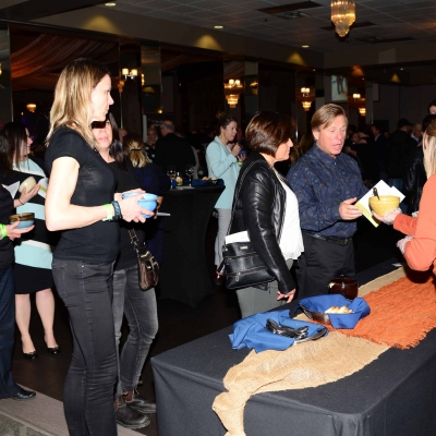 Guests Enjoying the 12th Annual Empty Bowls