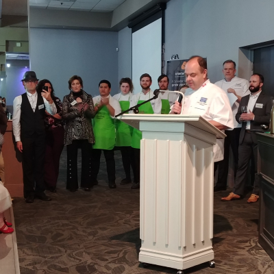 Chef John Higgins Announcing People's Choice Awards