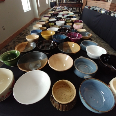 Pottery Bowls Table