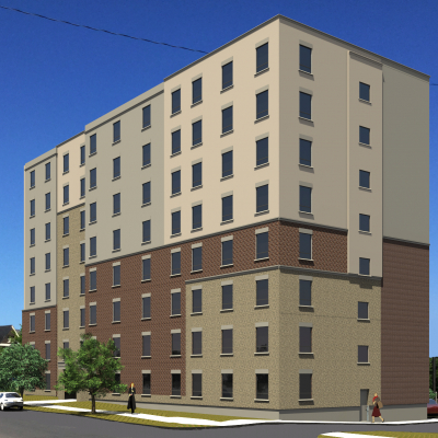 Development Rendering from Side