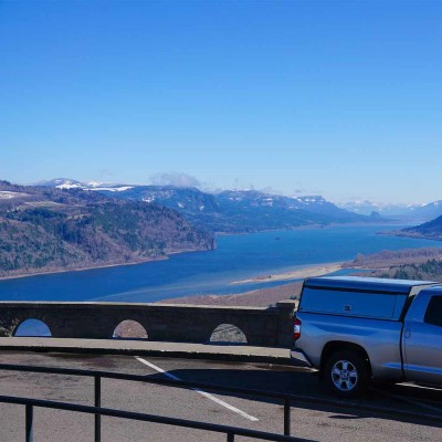 The View From Crown Point State Scenic Corridor