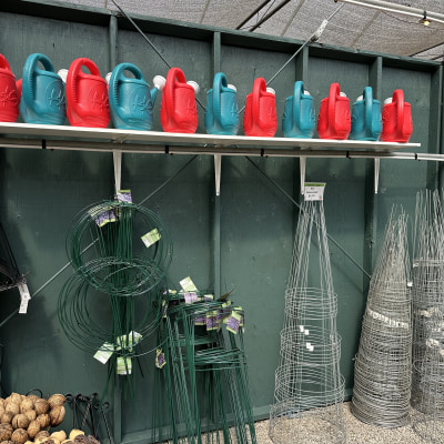 Watering Cans and Supports