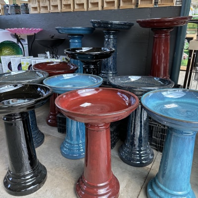 Ceramic Bird Baths