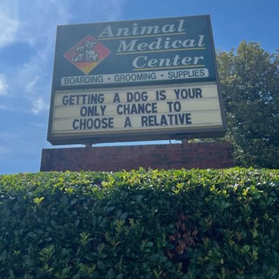 Animal Medical Center of Cumming Funny Sign