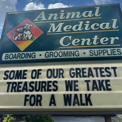 Animal Medical Center of Cumming Funny Sign